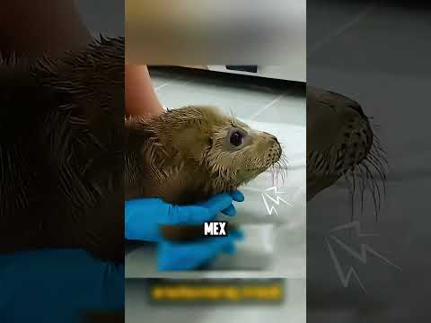 ТЮЛЕНЯ ВЫБРОСИЛО НА БЕРЕГ😓