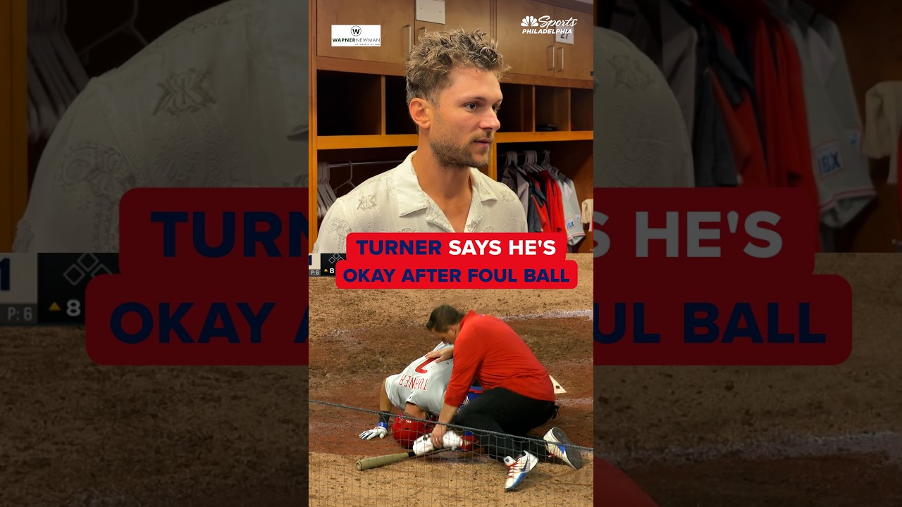 Trea Turner says he's okay after leaving Saturday's game 🤞