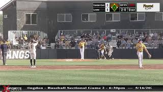 Loretto High School vs Camden Central High School - Baseball - 5_15_2024 - Class 2A Sectional Game 1