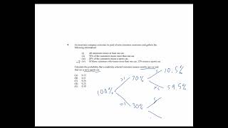 Actuarial Exam P SOA Problem 9