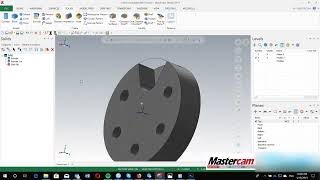 Mastercam Solid Modelling_ex1 Profile