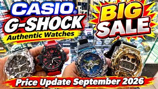 CASIO G-SHOCK Authentic Watches Big Sale Price List Update September 2026