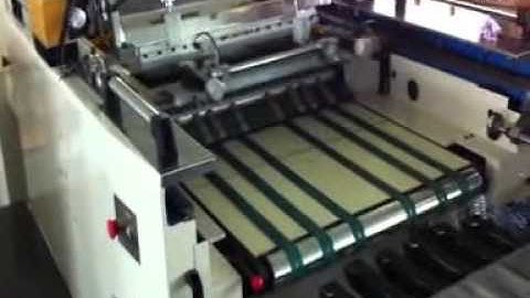 SFB1020 Full  auto Cylinder Screen Printer with Wicket dryer
