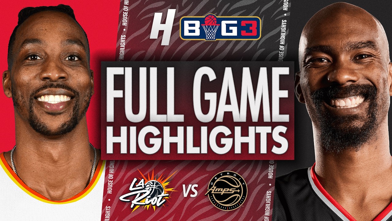 LA Riot vs Detroit Amps - FULL GAME HIGHLIGHTS 🔥 BIG3 Basketball 2026