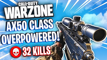 BEST AX50 CLASS SETUP FOR WARZONE | M13 and AX50 Loadout | High Kill Game Warzone With Sniper
