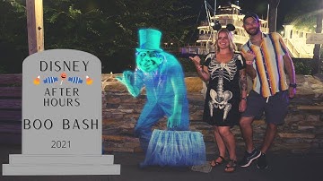 Disney After Hours Boo Bash 2021 | VEGAN Candy Options | Cavalcade & Character Sightings