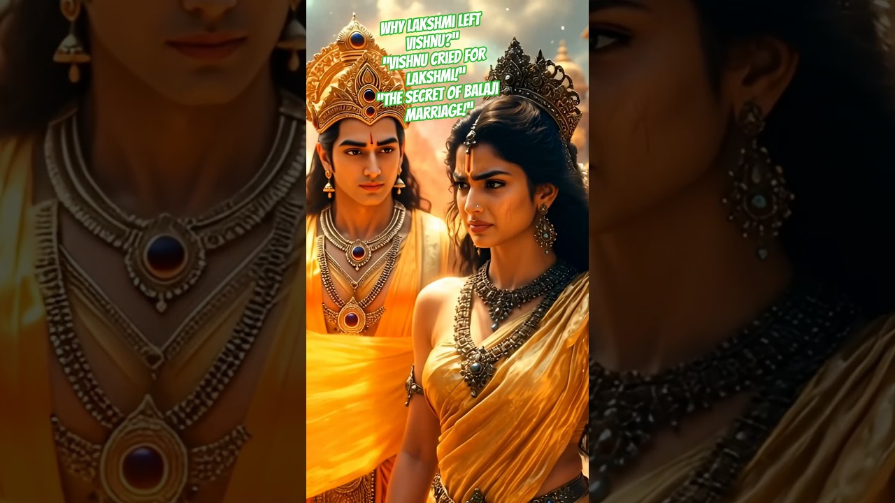 The Untold Story of Lord Venkateswara Marriage | Vishnu, Lakshmi & Kubera Mystery 