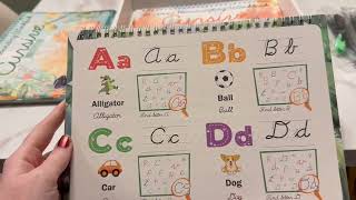 Awesome kit to learn cursive-see the ink disappear! Gisgfim Grooved Cursive Handwriting Workbook Kit