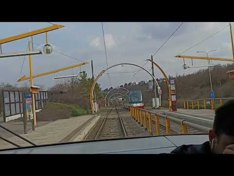 1022. 10 3 2026. Praha 5. Маршрут трамвая 20. Barandov.