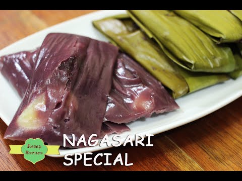 Kue Basah Nagasari Pisang Ubi Ungu Special - Kuih Lepat 