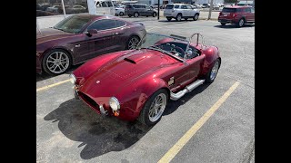 Cobra Kit Car in for mechanical service at Unique Customs & Restoration Tulsa