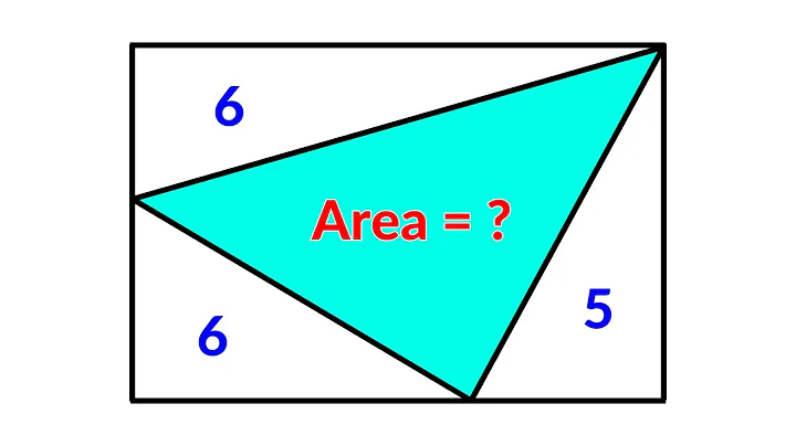 Find the shaded area in the Rectangle | Math Olympiad Geometry Problem