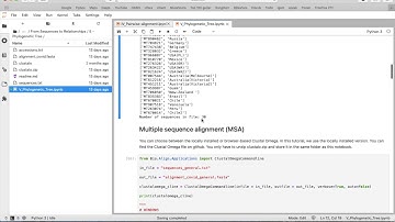 Biopython Tutorials Pt 5: Construct a phylogenetic tree!