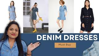 Denim Dress Haul | Ria Rajendran