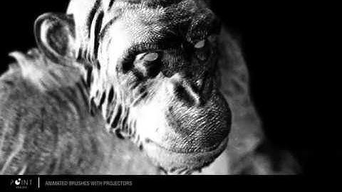 Point Render. Animated brushes.