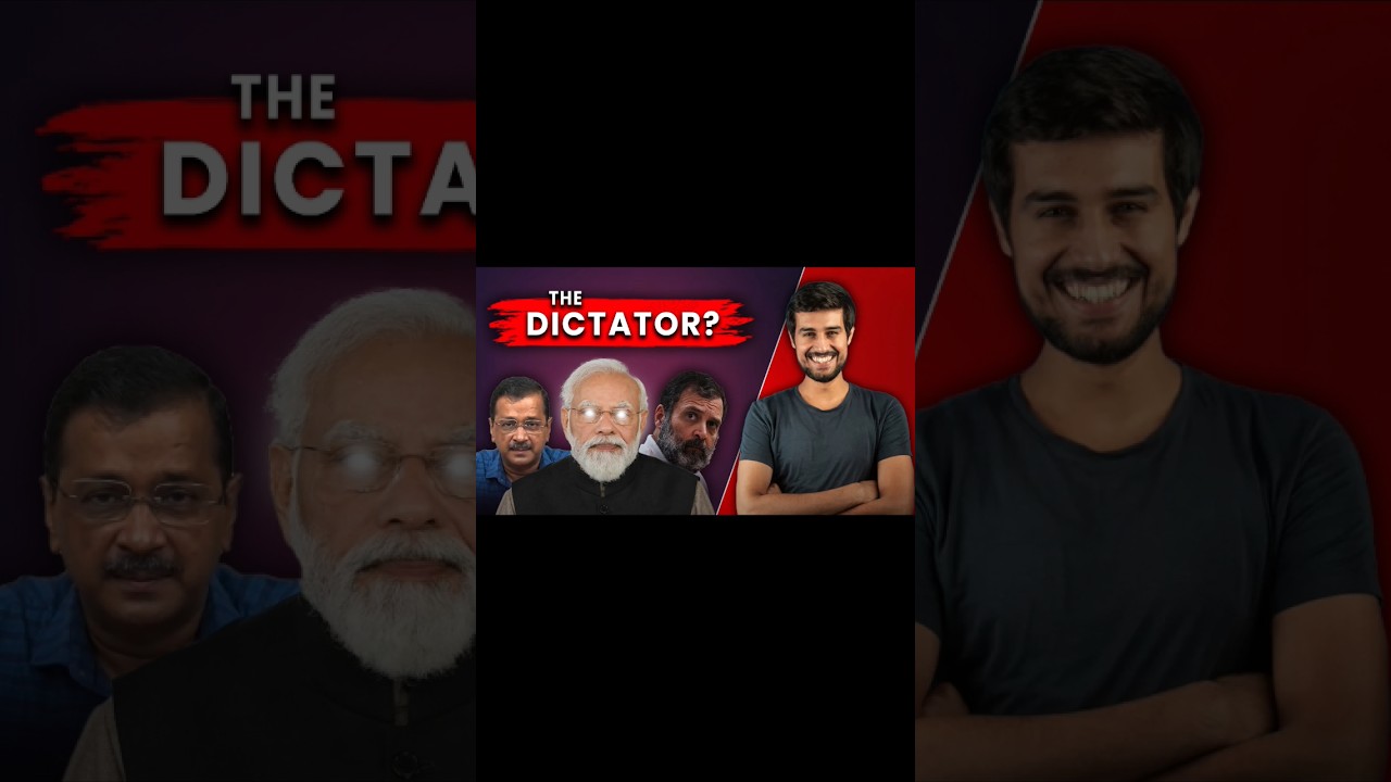 The Dictator Thumbnail Designs #dhruvrathee #dictator #modi #graphics #photoshop #art #edit #content