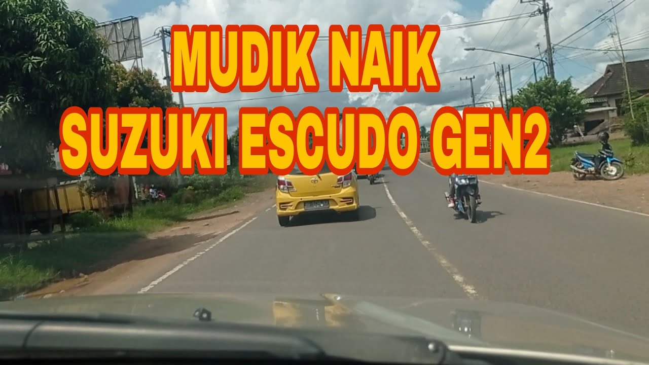 Mudik lebaran naik Suzuki Escudo gen2 #mudiklebaran