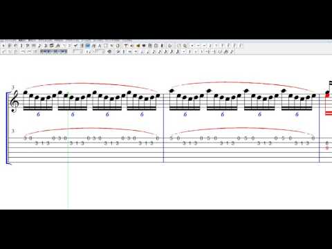 山手線 発車メロディー 楽譜 ギター編 TAB譜 せせらぎ他