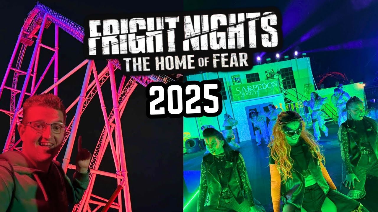 Thorpe Park Fright Nights 2025 Vlog – Exploring Every Scare Maze!