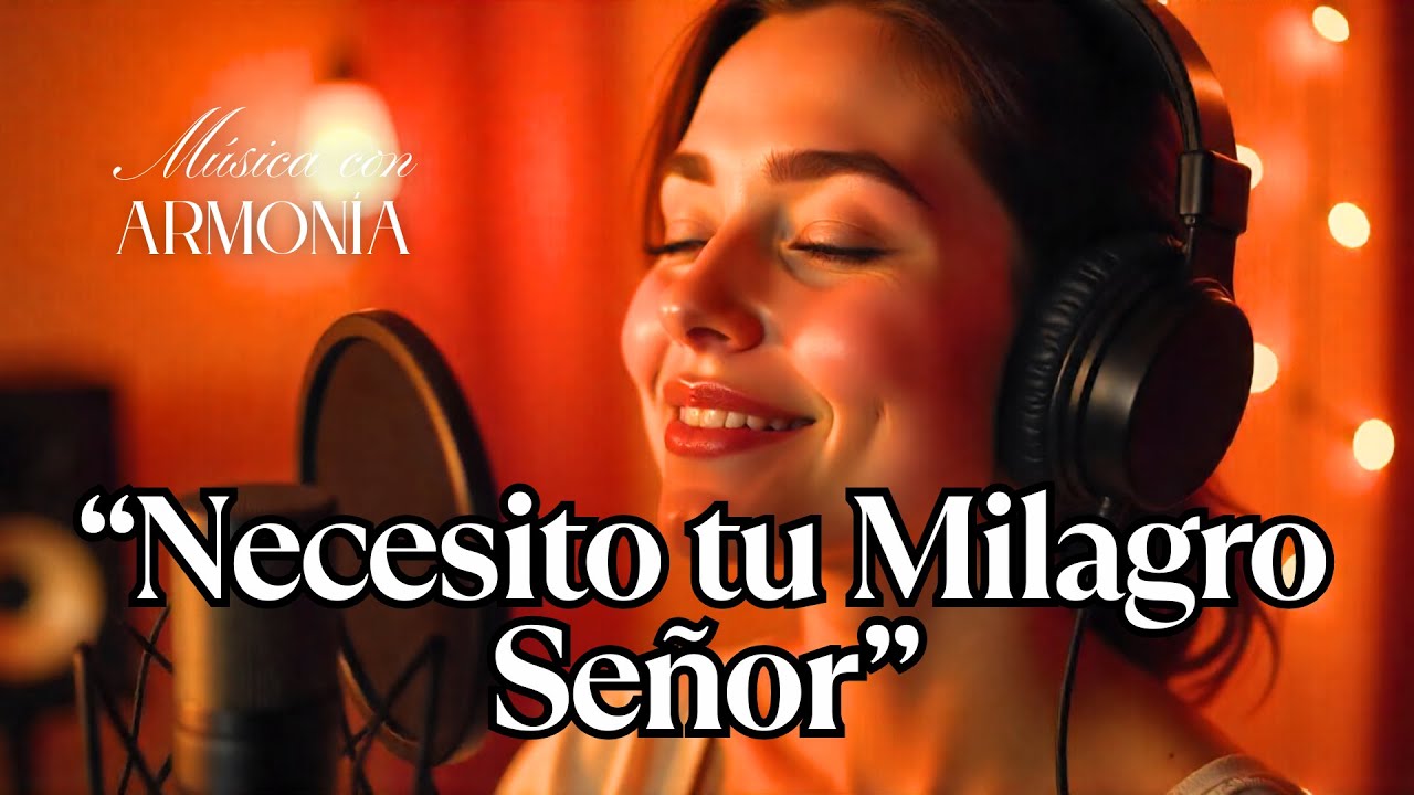🌟 NECESITO TU MILAGRO SEÑOR 🙏 Música para Sanar Heridas, Orar y Volver a Confiar en Dios 💖