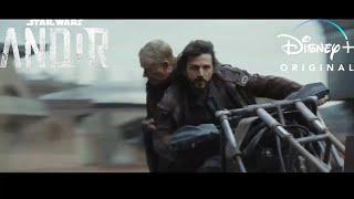 Cassian Andor & Luthen escape on a speeder bike | Star Wars Andor Series Episode 3 “Reckoning” (HD)