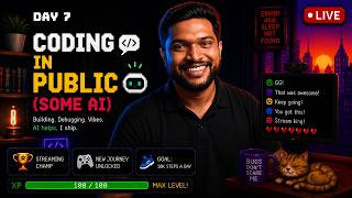 Day 7 Live Coding in Public - Building a Tier List Maker (some AI)