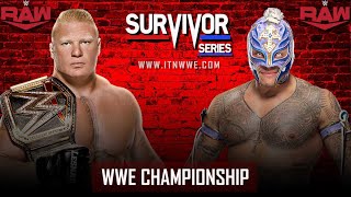 rey mysterio vs brock lesnar Survivor Series 2019 Highlights