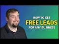 How to get FREE leads for ANY Business with a FREE Income Stream | I cover the cost. Leads on Demand