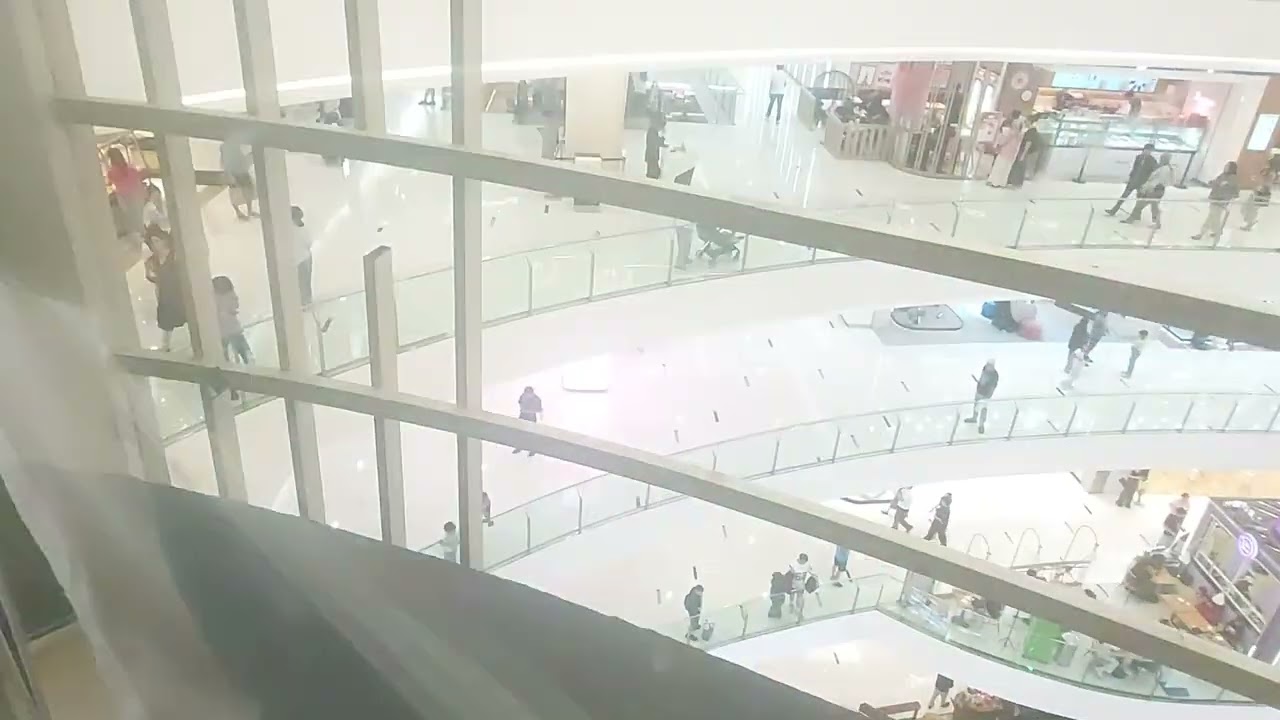 2X 2013 Schindler 5400 Scenic Elevator Traction MRL Traction At Senayan City Mall Lift 1&2