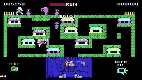 Blue Print sur Atari 5200 (C64 Version)
