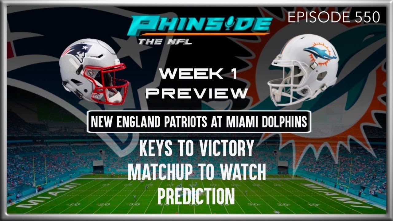 Week 1 Inactives: Patriots at Dolphins