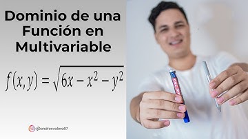 Dominio de una función de dos Variables. Ejercicio #4.