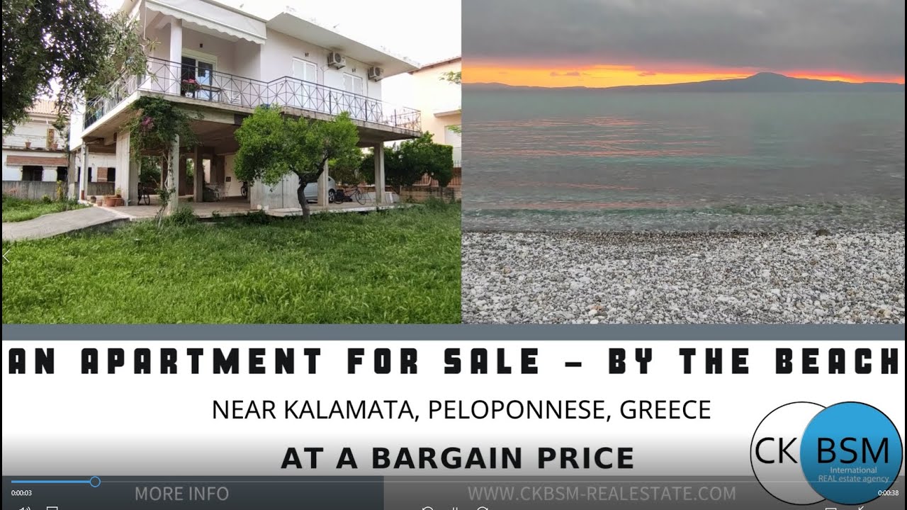 An apartment for sale, by the beach of Kalamata, Peloponnese, Greece