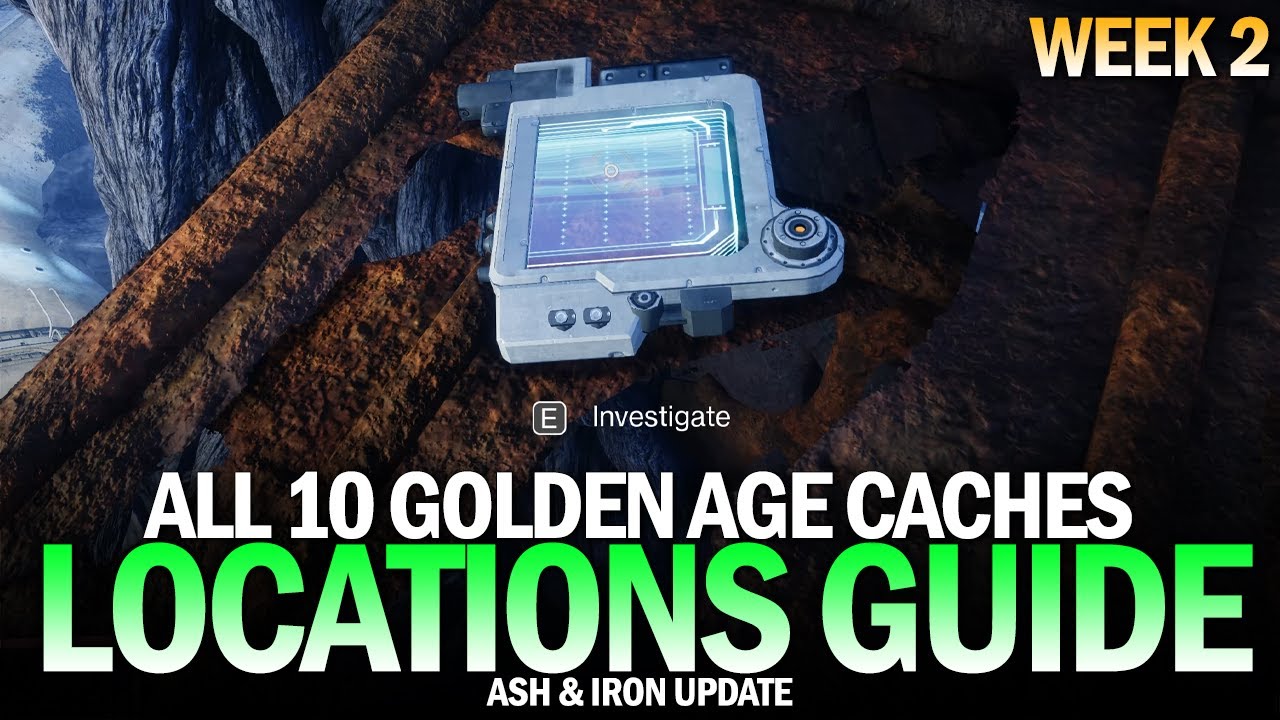 All 10 Golden Age Cache Location Guide (Week 2) - Vanguard, Pinnacle, Fireteam & Reclaim [Destiny 2]