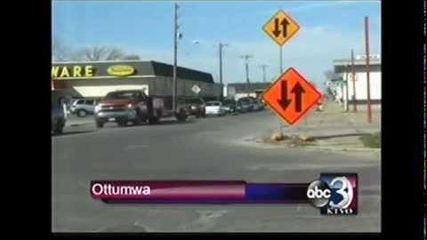 New traffic pattern in downtown Ottumwa
