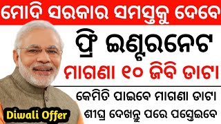 Pradhan mantri 10GB free internet data offer | Pm new scheme 2020