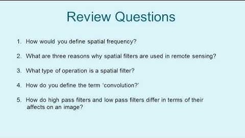 iGETT Concept Module Spatial Filters - Part 3 of 3
