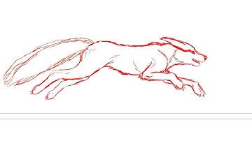 Kurama Running Cycle (Animation Test)