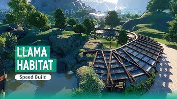 Llama Habitat | Planet Zoo Speed Build