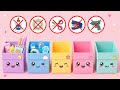 DIY Cute Paper Box📦🌷💗No Tape No Glue |Easy paper craft |No glue papet craft |Easy Kawaii Organiser
