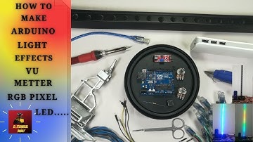 How To Make Light Effects With VU Meter Using PIXEL LED Part 2 | Home Very Simple and Easy Way.