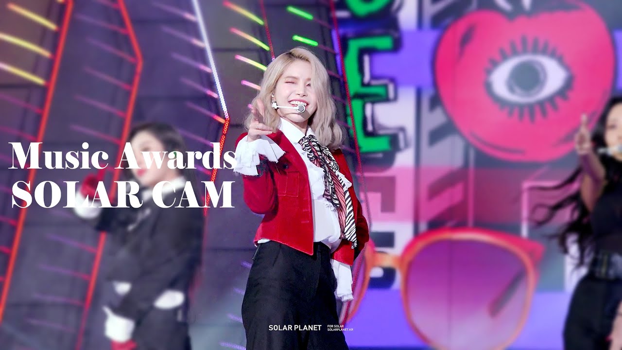 191225 SBS 가요대전 - HIP 솔라직캠 [4k]