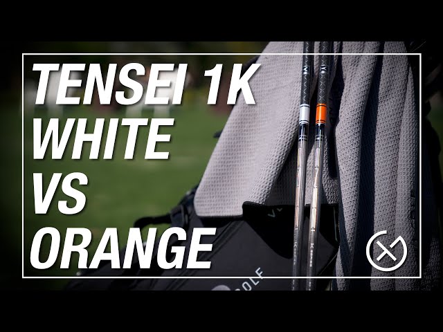 NEW TENSEI DRIVER SHAFT TEST // Mitsubishi Tensei 1k Pro Orange vs. White