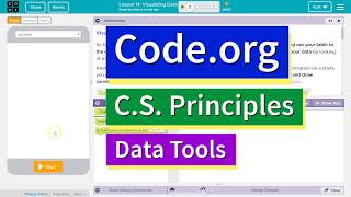 Visualizing Data Lesson 14.2 Tutorial with Answers Code.org CS Principles