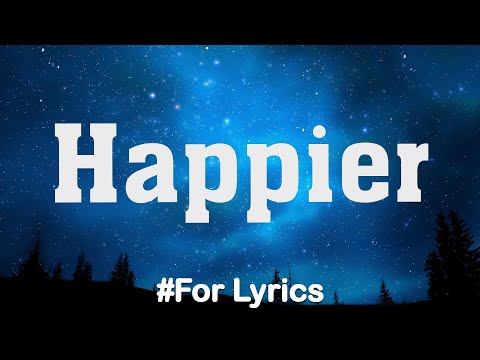 Olivia Rodrigo - Happier (Mix Lyric Video) | Conan Gray, Madison Beer,...