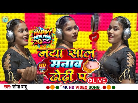 #video || नया साल मनाव ढोढ़ी प || Naya Saal Manawa Dhodho Par || #sonababu new year special song 2025