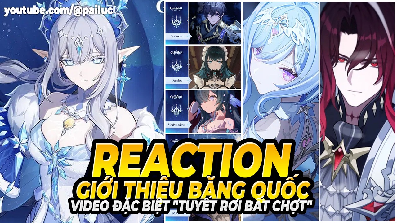 9(14) Nhân Vật Băng Quốc Mới Chính Thức! Siêu Ngầu Long Lanh! Băng Thần DPS Reaction Genshin Impact