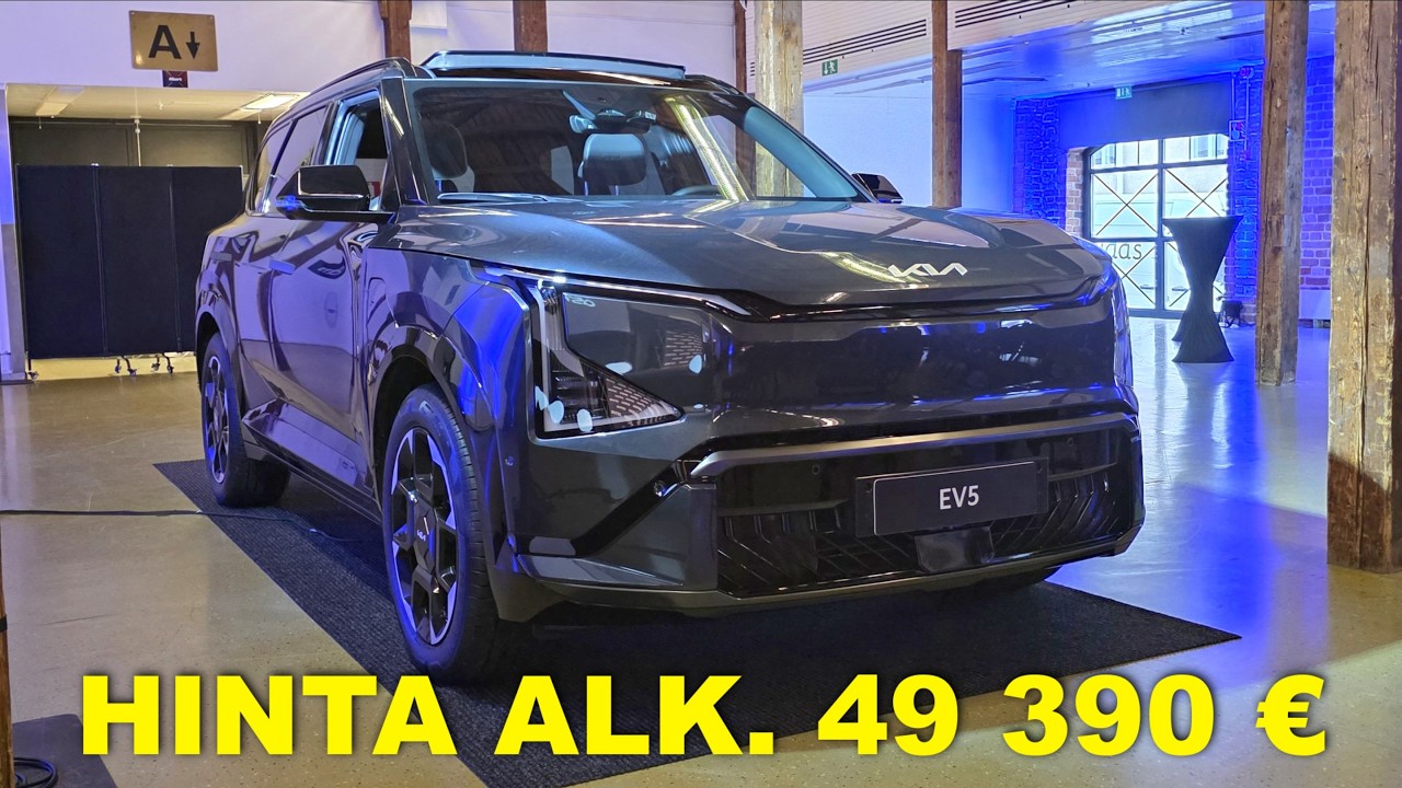 Kia EV5 ensifiilikset - Sähköinen Sportage