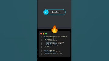 Animated Download Button | HTML, CSS, JavaScript #coding #animatedbutton