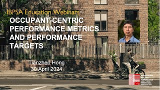 Occupant-centric performance metrics and performance targets